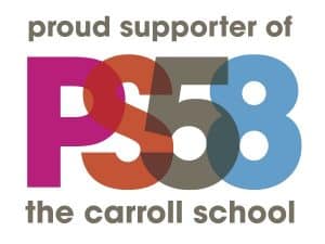 Proud Supporter of PS 58 the Carroll School tag